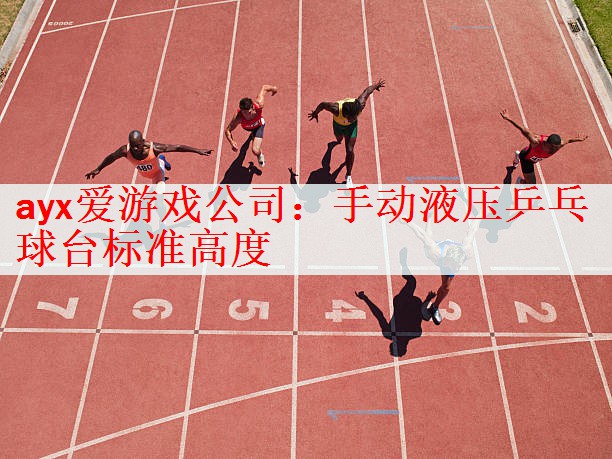 手动液压乒乓球台标准高度