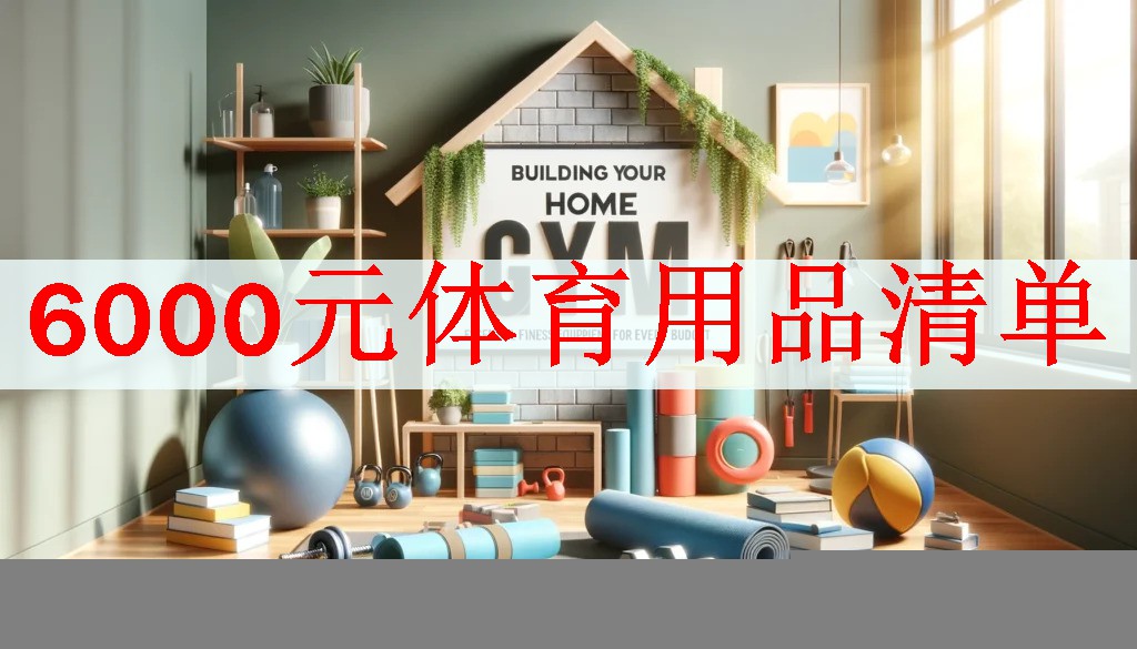 6000元体育用品清单